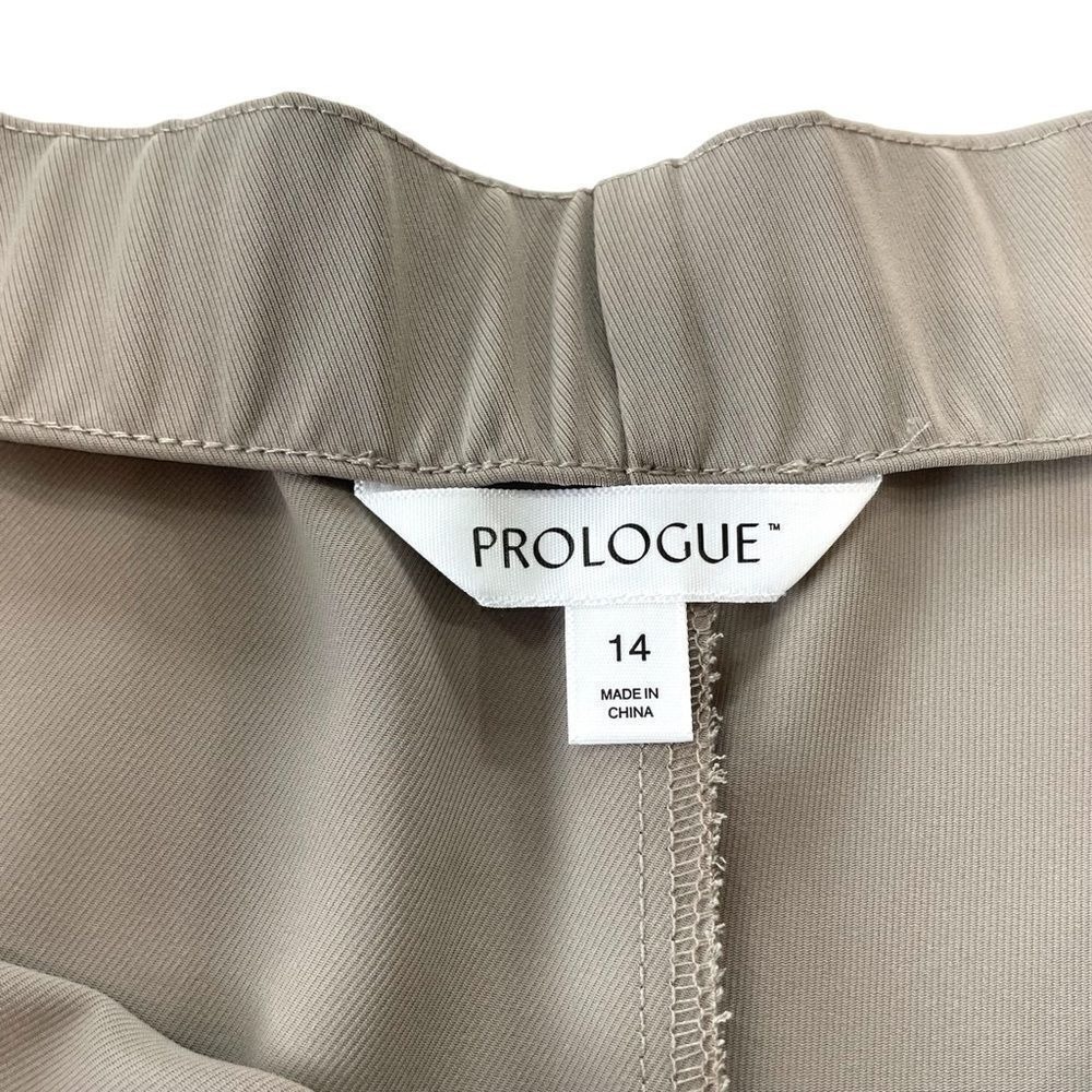 Prologue Womens Neutral Ankle Length Casual Cargo Trouser Pants, Plus 14 - Picture 13 of 14